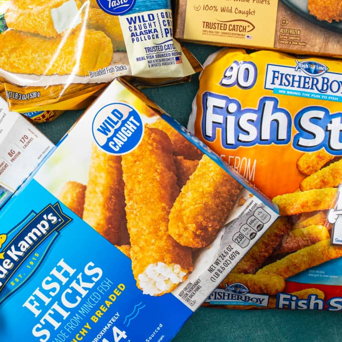 Frozen fish hot sale sticks